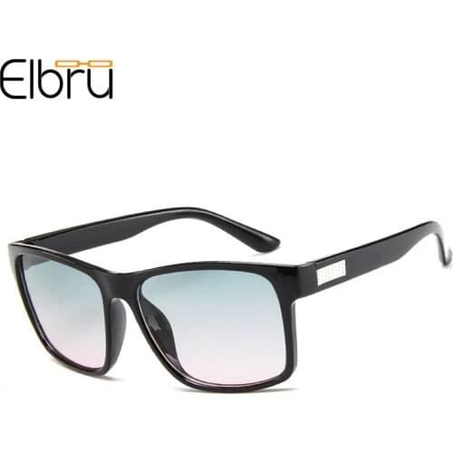 Elbru Square Sunglasses For Children Fashion Sunahade Brand Vintage Retro Street Snap Sun Glasses UV400 Boys Girls Sunglasses