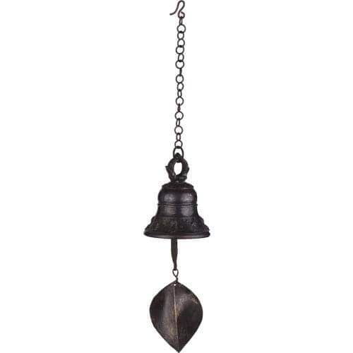 Wind Bell Vintage Style Hanging Chime Metal Wind Bell with Hanging Loop for Home Garden Yard Decor (6.5cm / 8cm / 10cm Diameter)