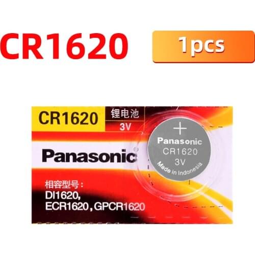1PCS Panasonic original CR1620 button battery cr1620 ECR1620 GPCR1620 3v lithium battery for remote key automatic watch