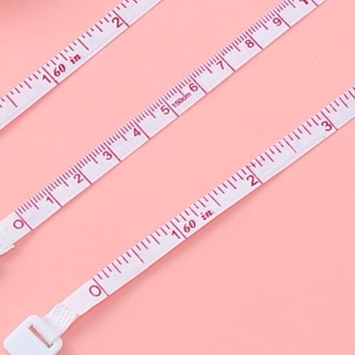 Cute Mini Body Measuring Ruler Sewing Tailor Tape Measure Soft Flat Sewing Ruler for Tailors Shop 85LA