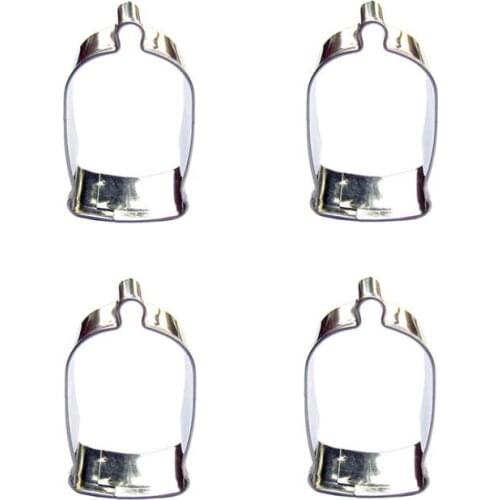 Mini Rattles shape 4 piece biscuit cutting molds, baking tools, cake decorating soft candy tools