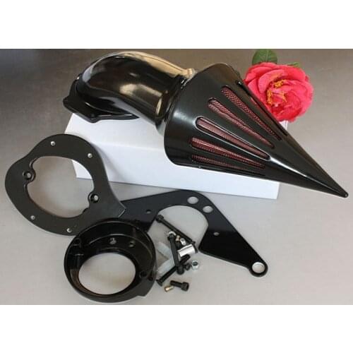 Motorcycle Black Spike Air Cleaner Kits Intake Filter For Yamaha Road Star 1600 / 1700 Moto