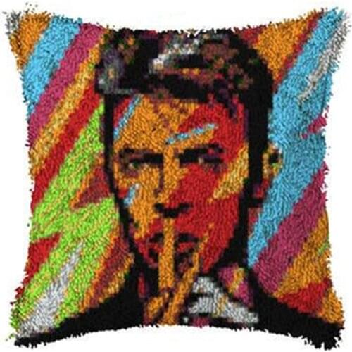 Embroidery kits cross stitch Unfinished Crocheting Yarn Mat Cartoon Man with Pre-Printed Pattern Foamiran for needlework