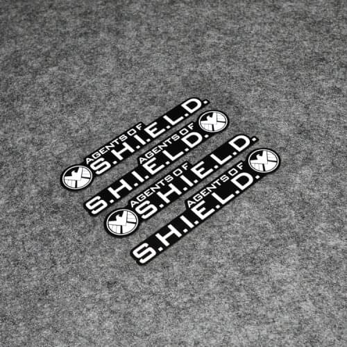 NO.S184 Waterproof Car Door Handle Decoration Stickers SHIELD Movie Stickers Motorcycle Fuel Tank Decals