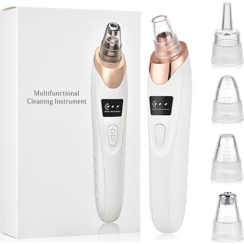 Newest Electric Vacuum Suction Blackhead Remover USB Rechargeable Facial Pore Cleaner device Acne Pimple Face Skin Care Tools