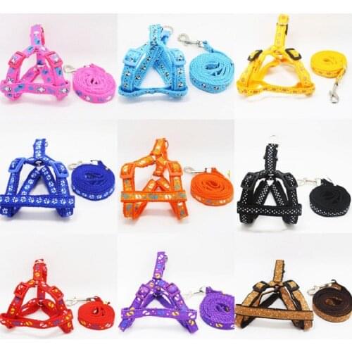 Adjustable Dog Leash Cat Harness Puppy Collar for Small Dogs Harness Kitty Walk Out Pet Lead Medium Pet Supplies Arnes Perro 35