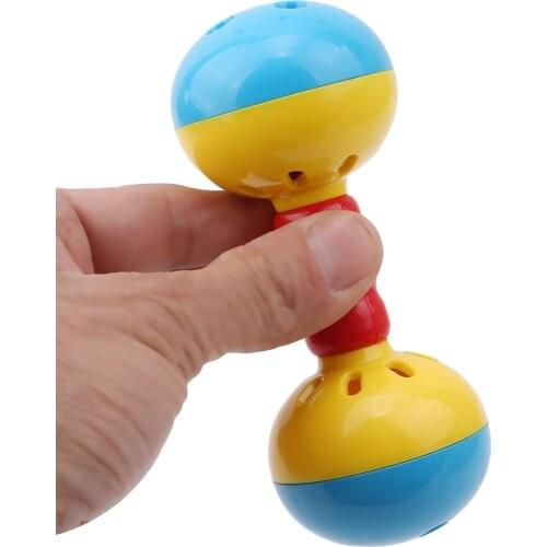 Plastic Hand Bell Baby Rattle Develop Intelligence Baby Hand Rattles Mobiles Educational Toys Baby Newborn Rattle Toy