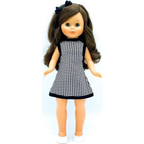 Dress, Hanger and shoes for famous classic Nancy doll. Made in Spain by Folk craftsmanship. Doll not included. 14