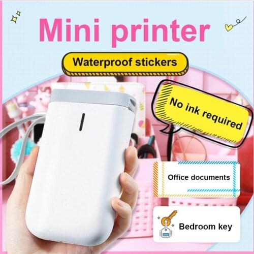 Portable Pocket Labeller Thermal Label Printer D11 Bluetooth-compatible Wireless Label Printer Home Office Tag Price Printers