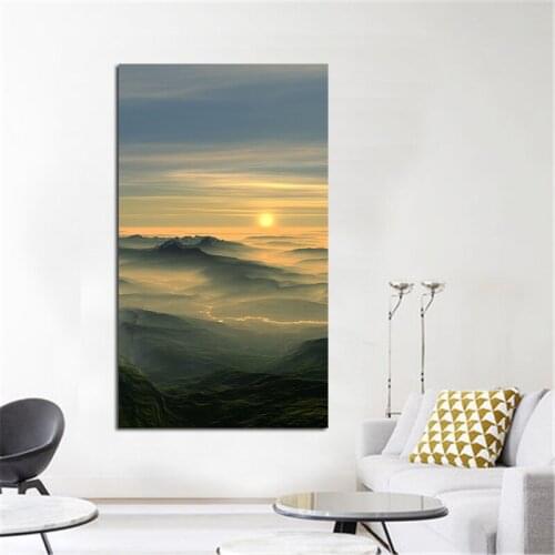 Nordic Landscape Canvas Painting Modern Wall Picture For Living Room Bedroom Decoration Art Posters and Prints No Frame