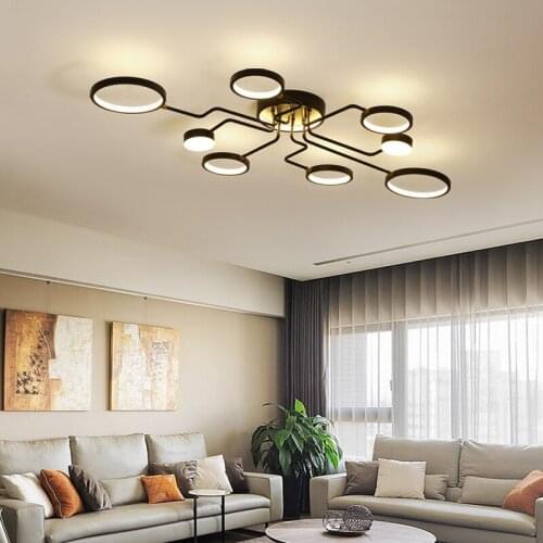 Modern living room LED ceiling lamp bedroom chandelier dining hall corridor ceiling lamp LED chandelier lighting