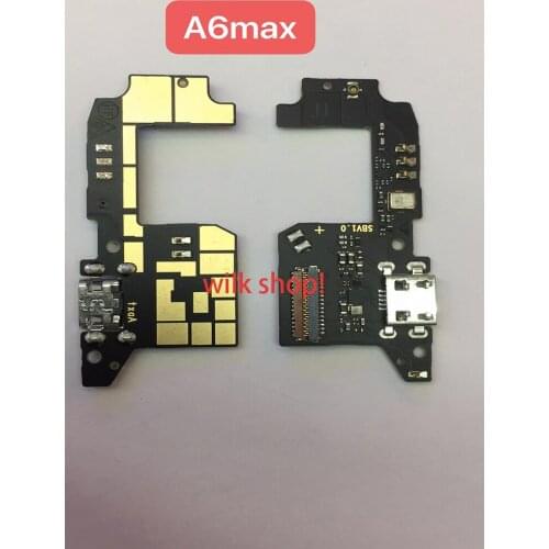 USB Port Charging Board For ZTE Blade A 6 Max USB Charging Dock Port Flex cable Repair Parts With BGA