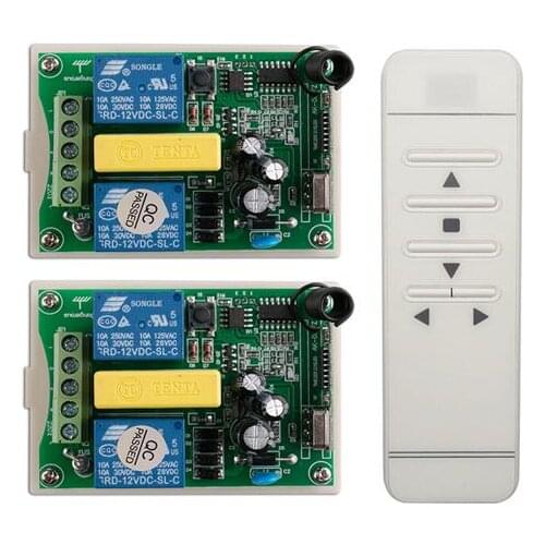 433mhz Tubular motor garage door / shutters AC 220 V RF Wireless Remote Control switch