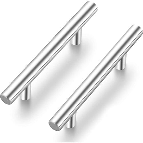 New 45Pcs Cabinet Handles, Stainless Steel Kitchen Cabinet Handles, Cabinet Handles 5 Inches Long, 3 Inches Hole Center