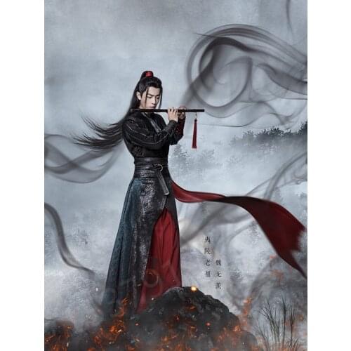 5D Diamond Painting Wei Wuxian Mo Dao Zu Shi Full Drill Diamond Mosaic Anime Cartoon Lan Wangji Cross Stitch Set Home Decor Gift