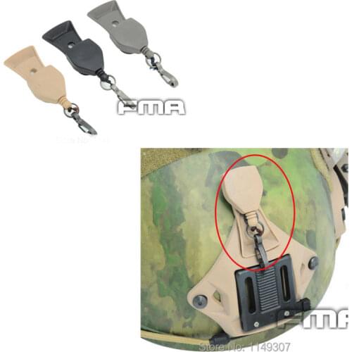 Helmet Accessories NVG Lanyard For Ops Core VAS Three Hole Shroud NEW BK/DE/FG