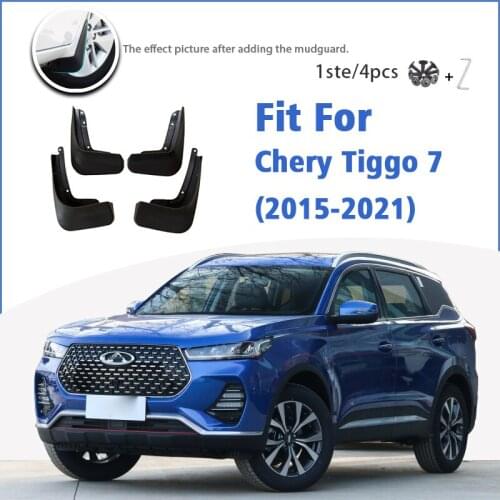 Mudguard For Chery Tiggo 7 2015-2021 Front Rear 4pcs Mudflaps Mudguards Car Accessories Splash Guard Fender 2016 2017 2018 2019