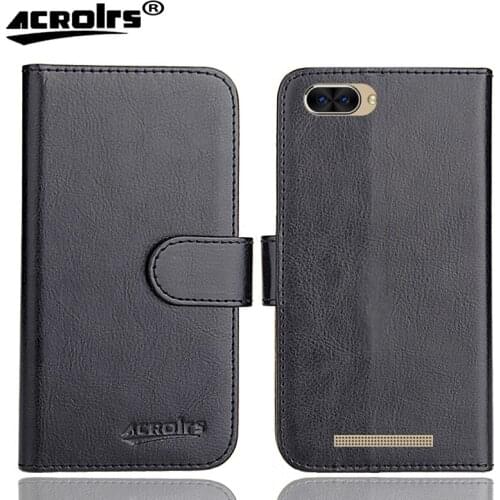 INOI 6i Case 5.5" 6 Colors Flip Soft Leather Crazy Horse Phone Cover Stand Function Cases Credit Card Wallet