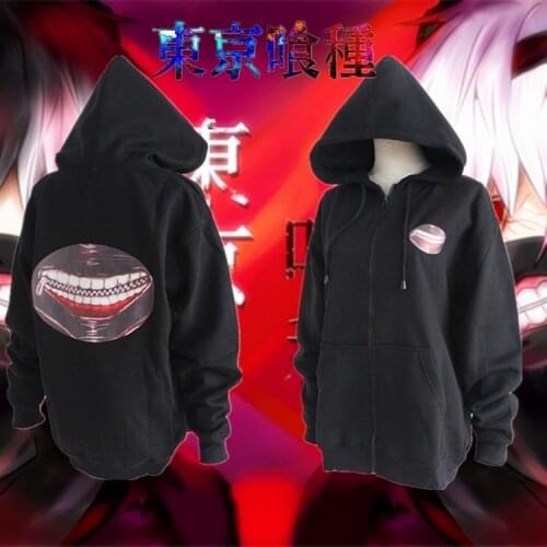 Kaneki ken Top Cos Anime Tokyo Ghoul Halloween Party Cosplay Man Woman Cosplay Costume Cartoon sweater