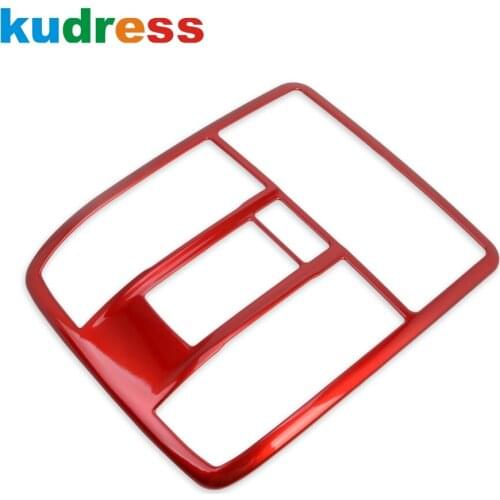 For Mazda CX-3 CX3 2015-2017 2018 2019 2020 Carbon Fiber Car Interior Roof Reading Light Cover Trim Frame Stickers Accessories