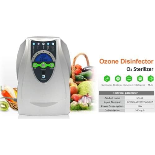 AC220V Ozone Generator Ozonator ionizer O3 Timer Air Purifiers Oil Vegetable Meat Fresh Purify Air Water EU US PLUG