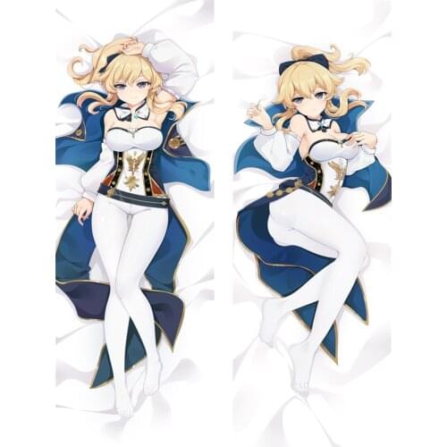 Gobsk Genshin Impact Jean Gunnhildr Japanese Anime Cosplay Pillowcase Hugging Body Pillow Cover Case Dakimakura Body Pillow Case