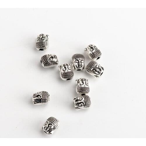Metal Buddhas Head Connector Wholesale Lots Bulk DIY Jewelry Making Findings Handicraft Accessories For Jewelries #JZ422