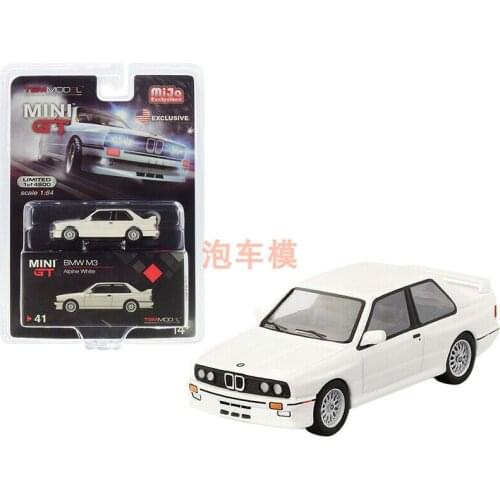 MINIGT 1:64 BMW M3 E30 LHD mijo TSM MODEL Limited collection die-cast metal models