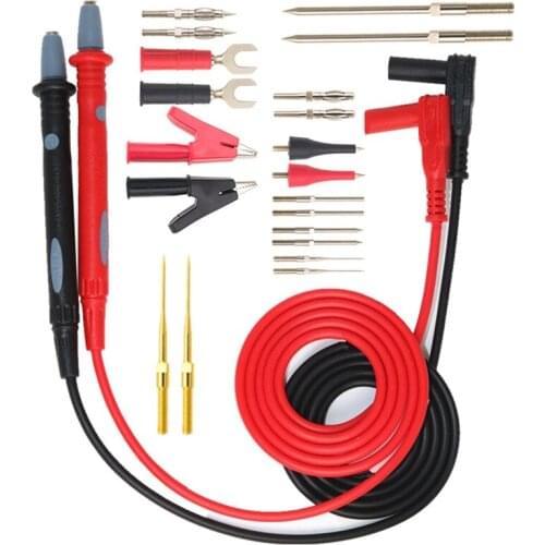 ABSF Multi-Function Needle Change Combination Set Silicone Meter Lead Wire Digital Multimeter Lead Wire Meter Rod Wire
