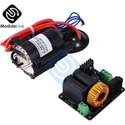 1Set DC ZVS Tesla Coil Driver Board + Ignition Flyback Driver Coil High Voltage for Sgtc Marx Generator DC 12V 24V 36V