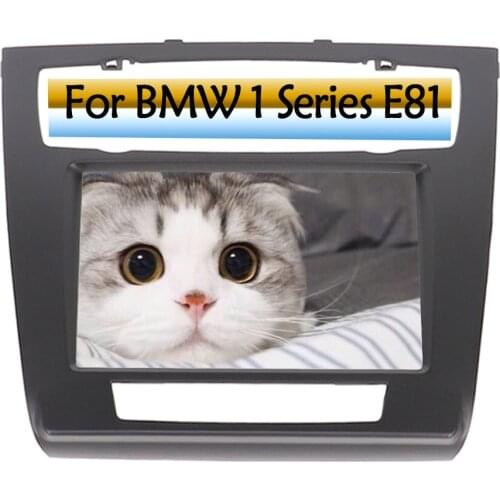 Radio Fascia For BMW 1-Series E81 e82 e87 e88 2007-2011 2DIN Bracket DVD Player Cover Bezel Car Stereo Radio Installation Dash