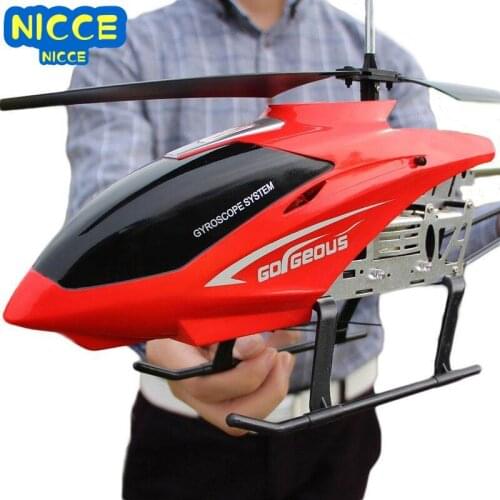 Nicce 3.5CH 80cm Super Large helicopter remote control aircraft anti-fall rc helicopter charging toy drone model UAV outdoor fly