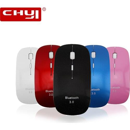 Ultra Slim Bluetooth 3.0 Wireless Mouse 1200 DPI Optical Computer Mice Universal Ergonomic Bluetooth Mouse For PC Tablet Laptop