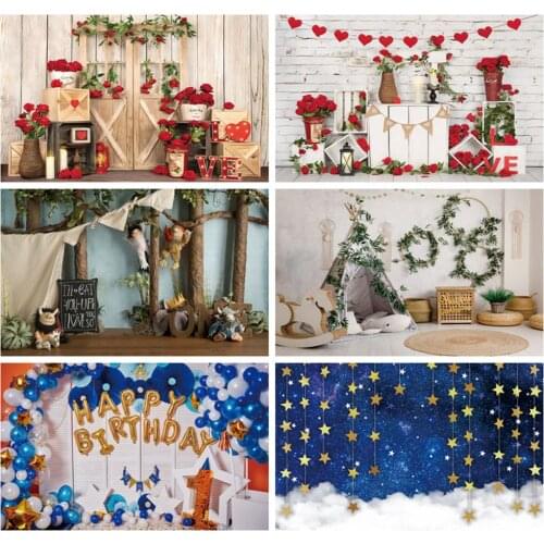 Yeele Newborn Baby 1st Birthday Backdrop Vinyl Princess Balloon Room Home Photography Background For Photo Shoot Studio Poster