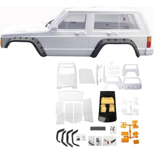 2020 New Hard Plastic Wheelbase Cherokee Body Car Shell 1/10 RC Crawler Axial SCX10 & SCX10 II 90046 90047 TRX4 Kit