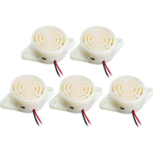 2PC/Lot SFM-27 Active buzzer High-decibel 3-24V 12V 95DB Electronic Buzzer Beep Alarm Intermittent For Arduino diy Buzzer