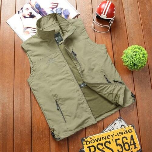 Мужские жилеты с карманами Anyeoka China At AliExpress