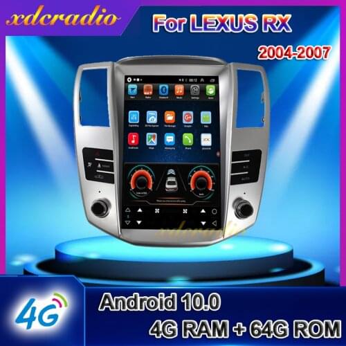 Xdcradio 12.1" Android 10.0 For Lexus RX RX300 RX330 RX350 RX400 RX450 Car Radio Car Multimedia Player Auto GPS Navigation 4G
