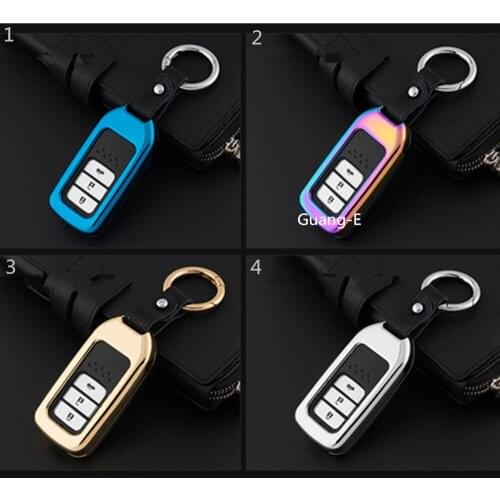 For Honda CRV/Crider/XRV/Accord/Jazz/Odyssey Car Key Bag Cover Protector Keys Chain Case