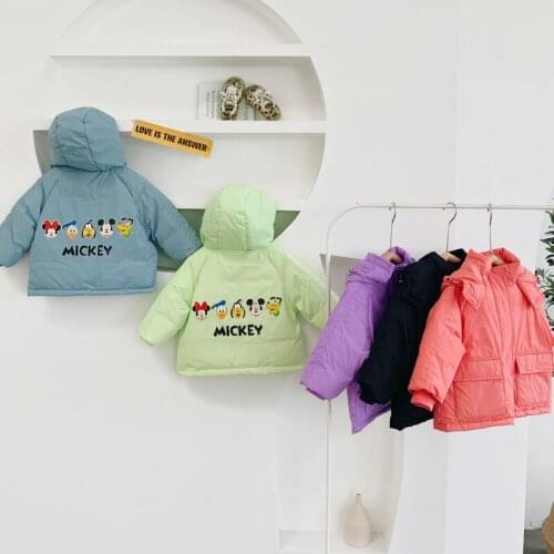 Baby Kids Winter Clothes 2020 New Arrival Boys Warm Down Jackets Casual Big Pocket Hooded Coat for Girls Childrens Thick Jacket