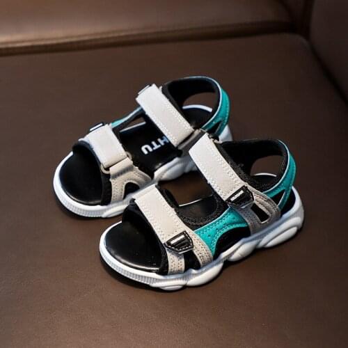 2020 New Children Sandals For Boys Summer Fashion Comfortable Beach Shoes Lightweight Soft Non-slip Sports Kids Sandals