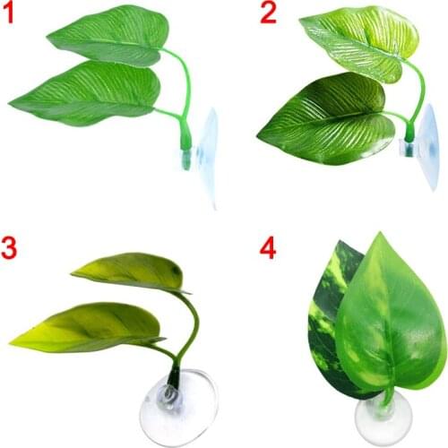 Double-Layered Simulation Ornamental Leaf Betta Fish Rest Spawning Leaf Betta Fish Bed Hammock for Fish Tank Aquarium CLH@8