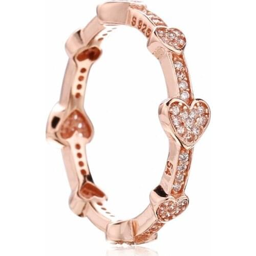 Ajax 925 Sterling Silver Heart Initial Ring For Girls Famous Brand Luxury Female Accessories Fine Jewelry Women Birthday Gifts