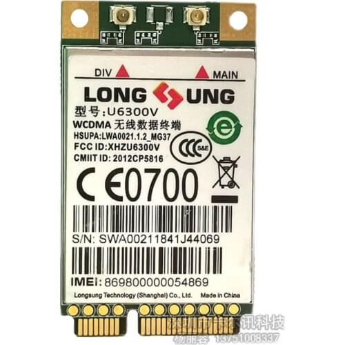 Unicom 3G Module Network Card Wireless Internet Access Module MINI PCIE Interface CDMA U6300V