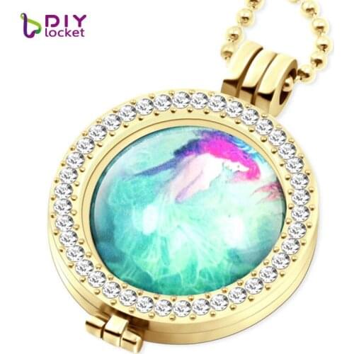 My Coin Necklace 33mm Coins For Women Fit 35mm Coin Holder /coin Disc With 80cm Bead Chain MICP78-82