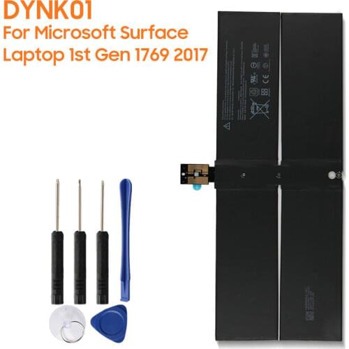 Original Replacement Battery DYNK01 For Microsoft Surface Laptop 1st Gen 1769 2017 G3HTA036H Authentic Tablet Battery 5970mAh