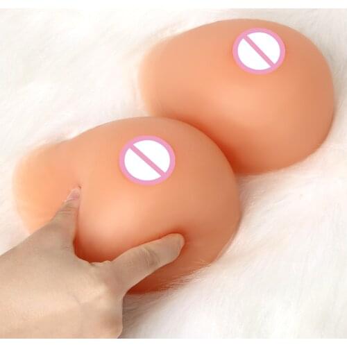 Fake Boobs For Cosplay Costumes Artificial Silicone Breast Forms Chest Crossdresser Transgender Sissy Shemale Drag Queen Bra Set