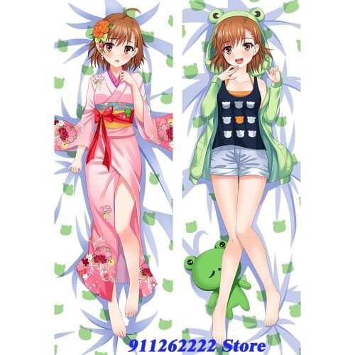 Dakimakura A Certain Scientific Railgun Toaru Kagaku Hugging Body Pillow Case Cushion Cover Gift Big Size