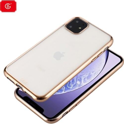 Luxury Transparent Case For iPhone 11 Pro X Xs Max XR 7 8 SE Plus Phone Ultra thin Silicone 360 Shockproof Protective Back Cases