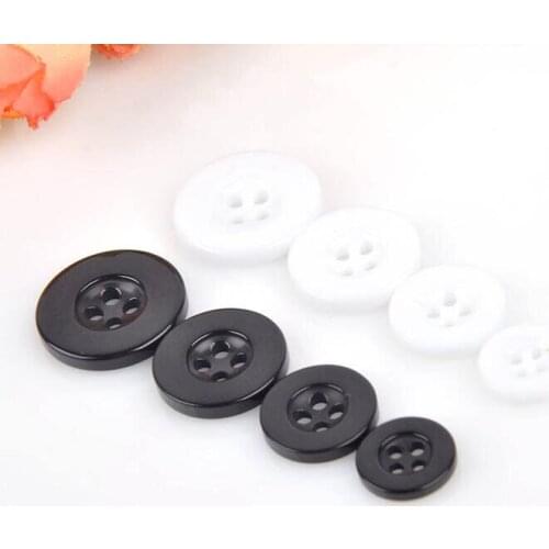 15mm 18mm 20mm 23mm 25mm 27mm 30mm 34mm 37mm sewing wide edge buttons Graining Scrapbooking accessories Resin Button 100pcs